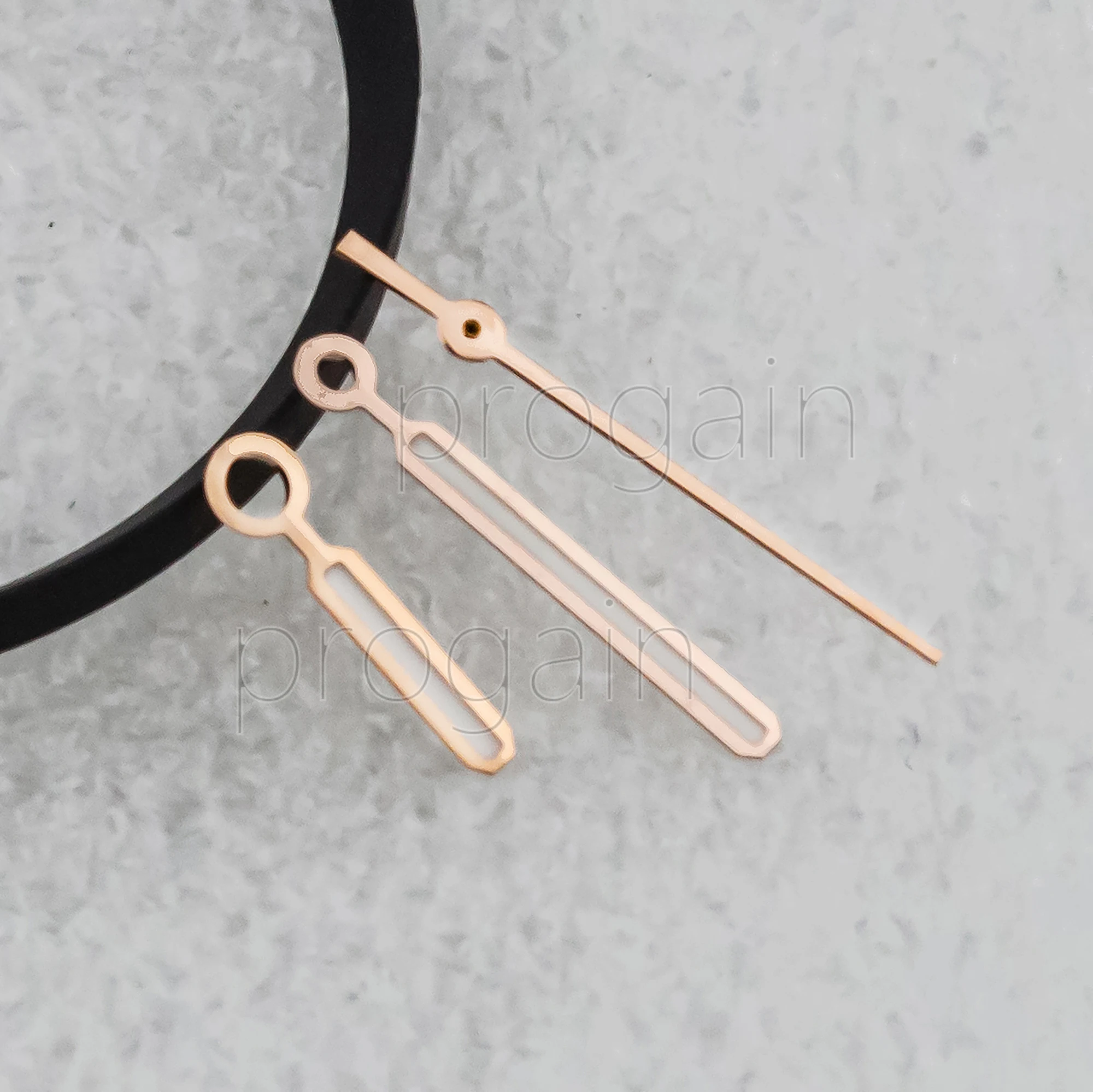 NH35 Watch Hands Luminous Needles Pointers Black/Silvery/Rose Gold PVD Plated Watch Accessories for NH36 Movement Mod Parts