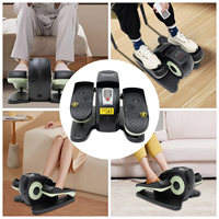 Electric Elliptical Trainer Under Desk Elliptical Machine Electric Seated Leg Foot Pedal Exerciser