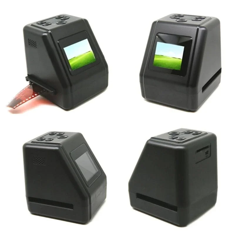 필름 슬라이드 스캐너는 135/126/110mm 및 고해상도 필름/슬라이드/네거티브를 디지털 JPEG 사진으로 변환합니다.