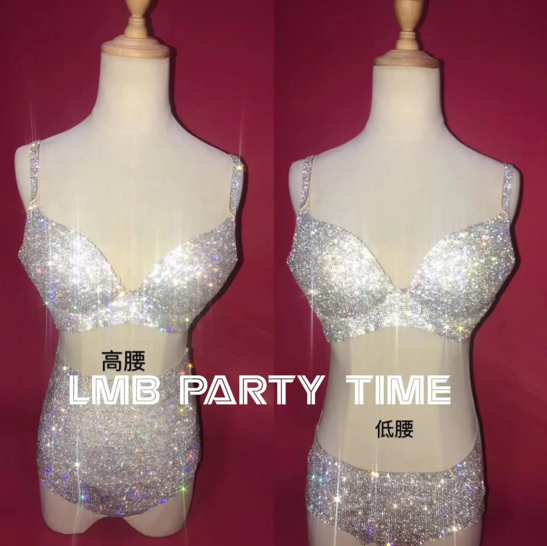 full drill show car model guest dance dress Customized nightclub bar DJ singer DS sexy performance dress