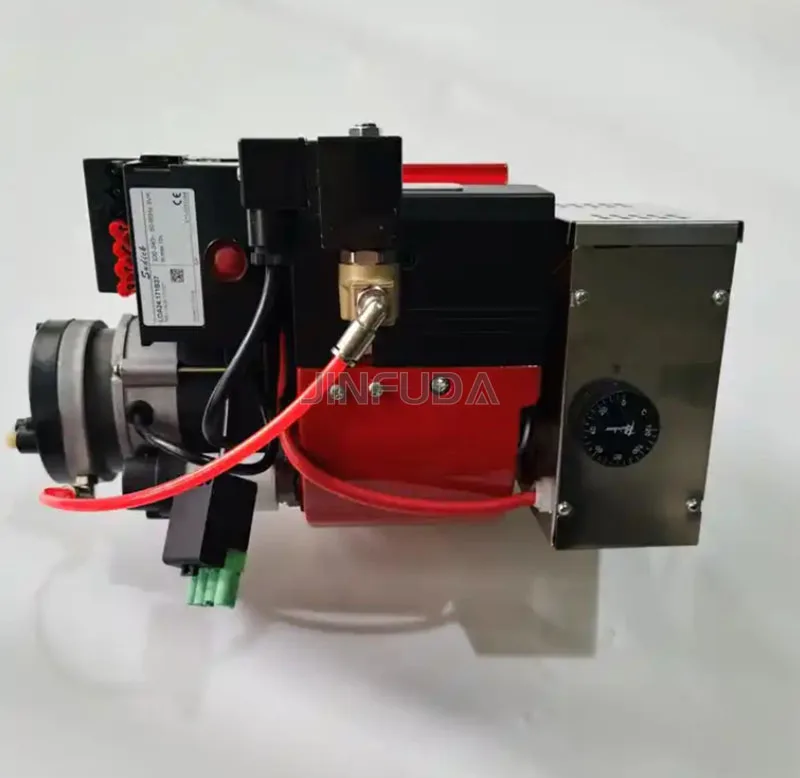 Accesorio de caldera de venta caliente, quemador de aceite residual multicombustible con bomba de aire STW-120P para caldera