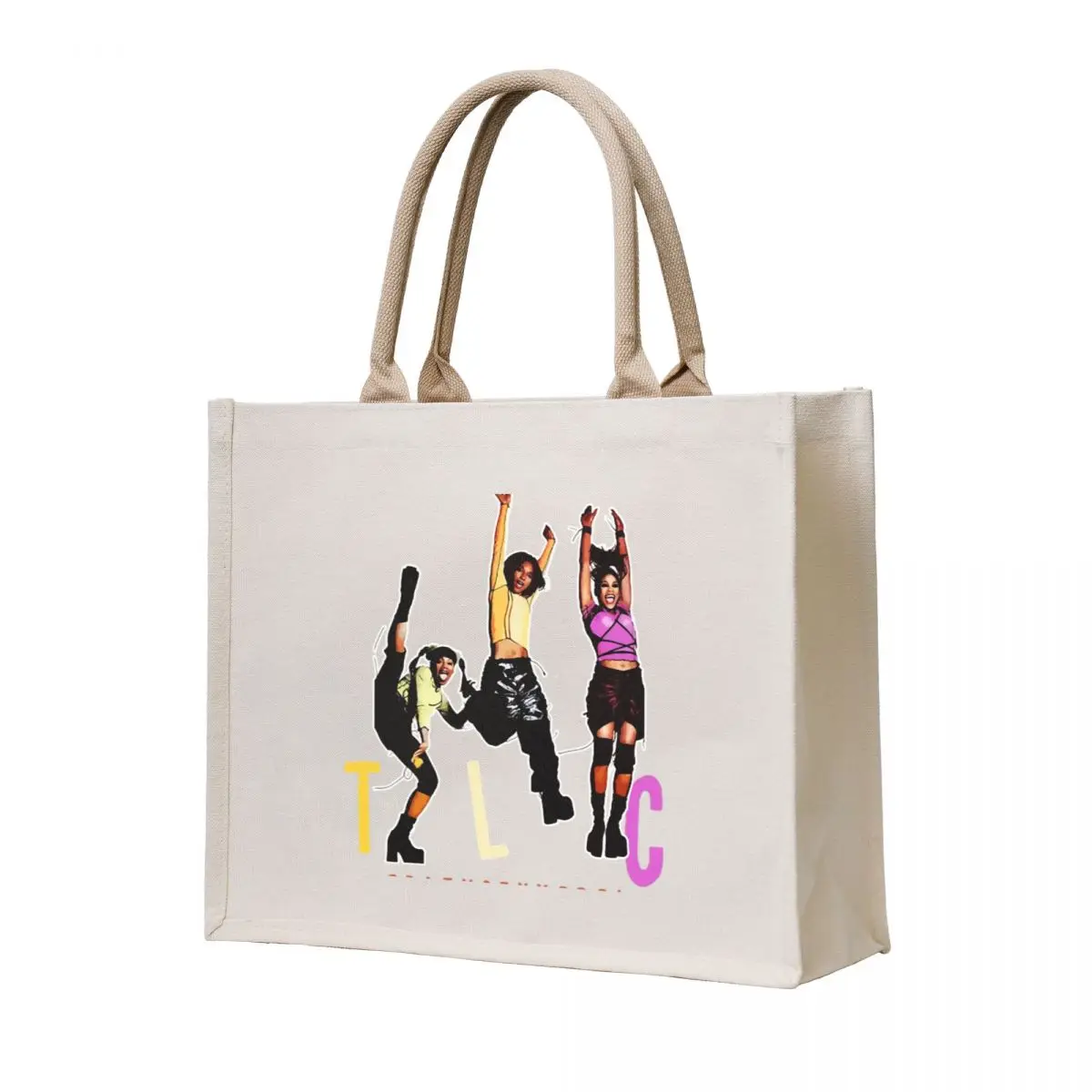 

TLC // Crazy Sexy Cool Tote Bag foldable reusable bag Customizable tote bag custom fabric tote canvas