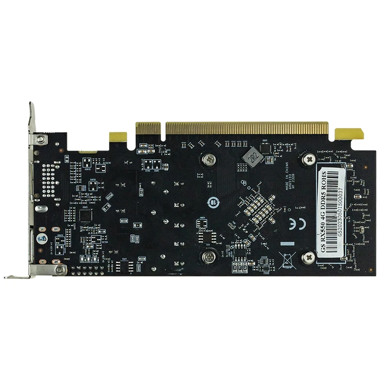 Imagem -02 - Asl Amd Radeon rx 550 4gb Gddr5 128bit Pci-e 3.0 Altura Total Baixo Perfil Placa Gráfica de Vídeo para Jogos Hdmi-compatível dp para pc