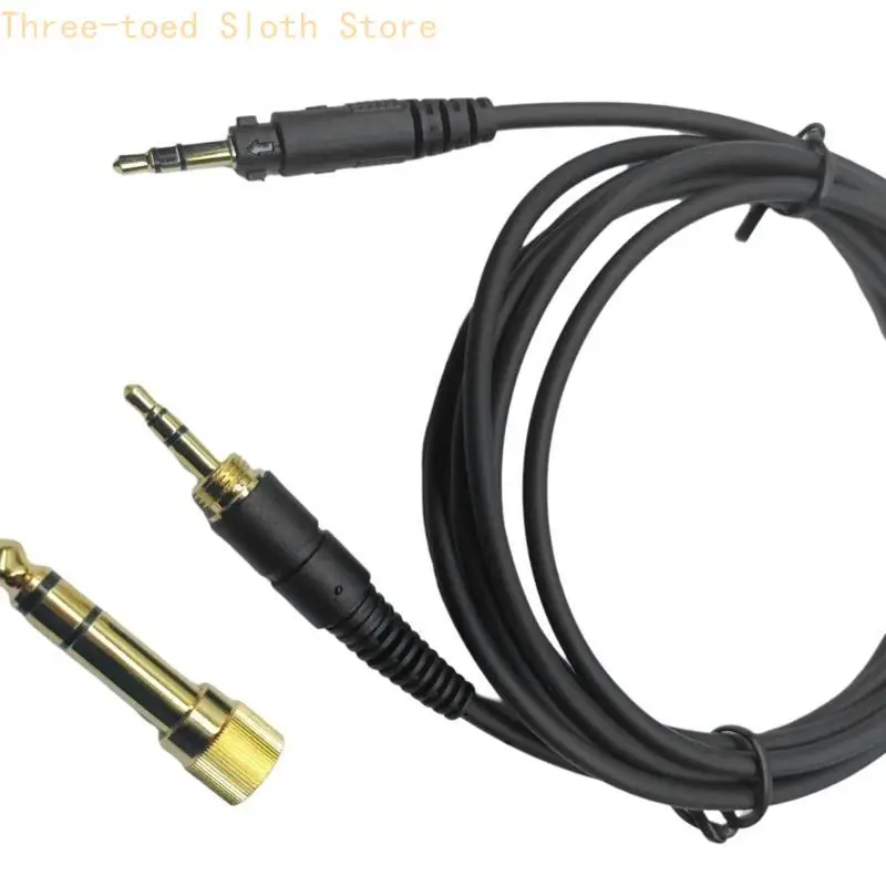 EAH DJ1200 헤드셋 용 교체 헤드폰 코드 3.5mm ~ 6.35mm 오디오 코드 음악 애호가 및 전문 DJS E74A