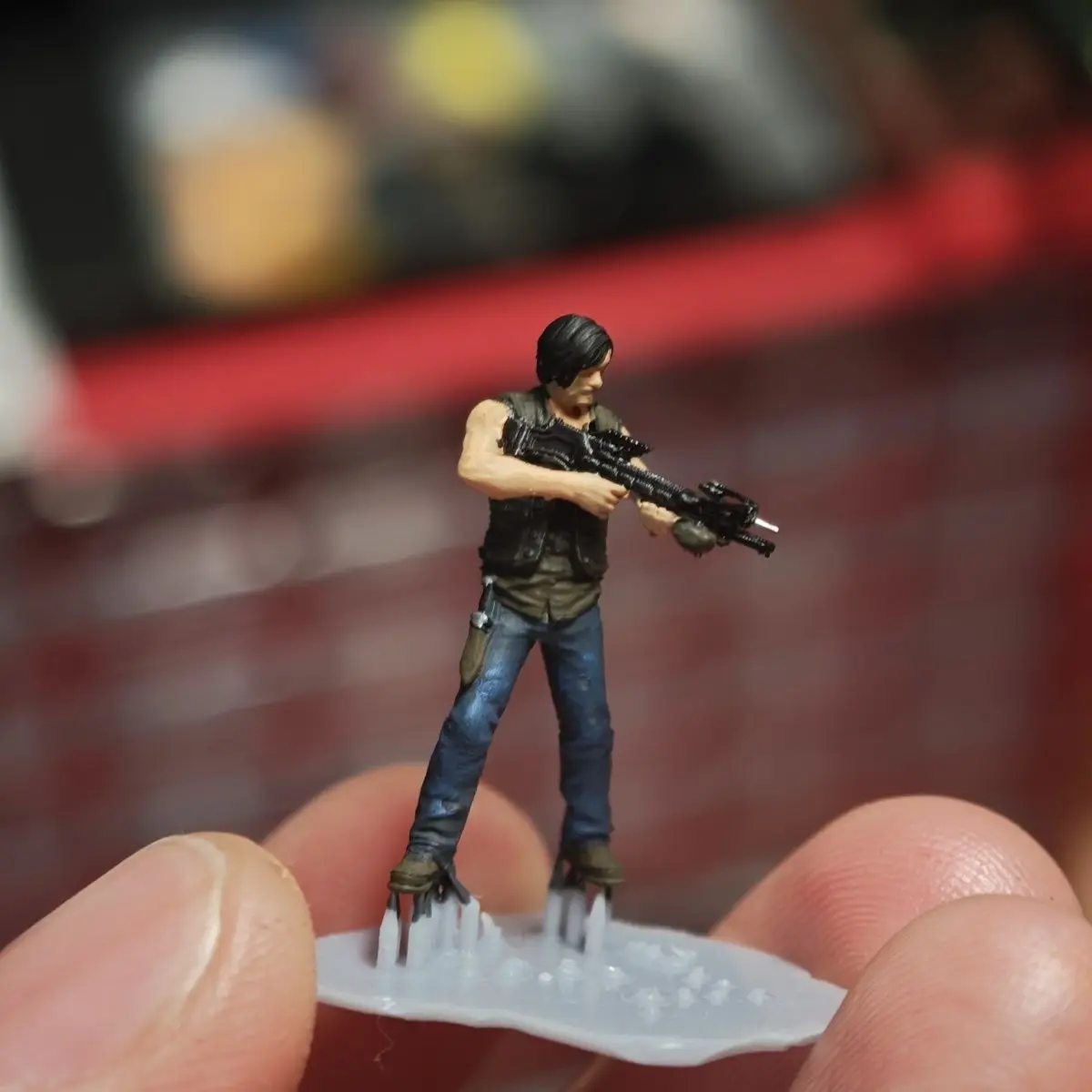 

Статическая фигурка 1/64, ручная роспись, модель из смолы, фигурка Даррил