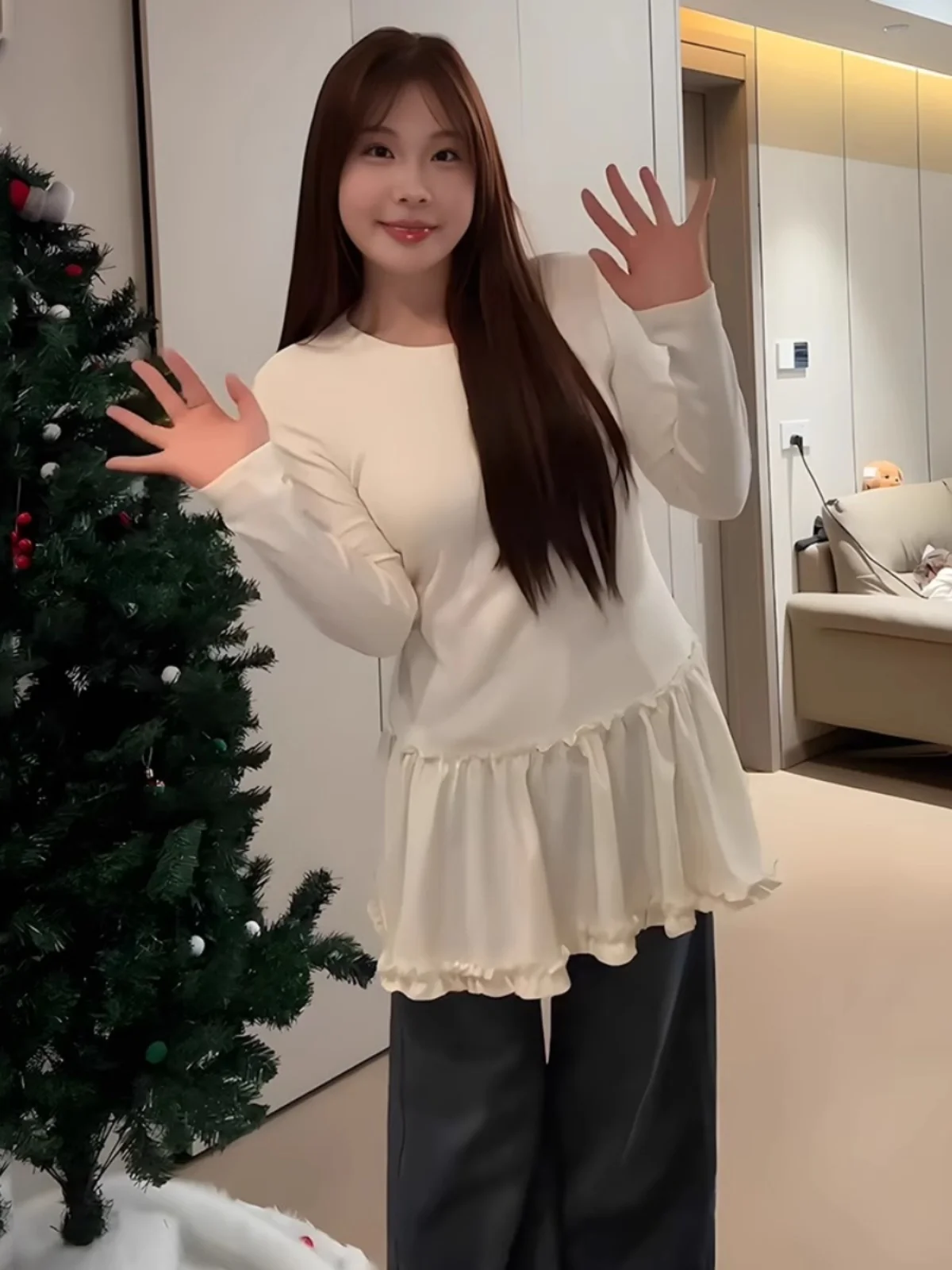 

Женская лоскутная основа irt для похудения, дизайн талии, внутренняя одежда, топ для юбок, свободный крой, длинный све, круглый Ne