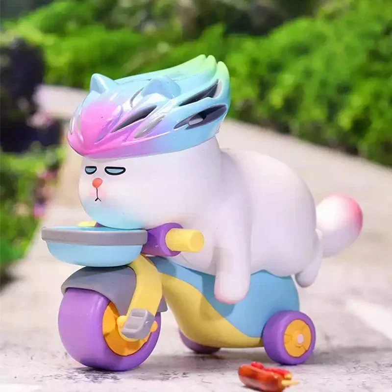 البوب مارت فيفيكات لطيف خوذة سلسلة صندوق أعمى صندوق غامض اللعب دمية لطيف أنيمي الشكل سطح المكتب الحلي هدية جمع