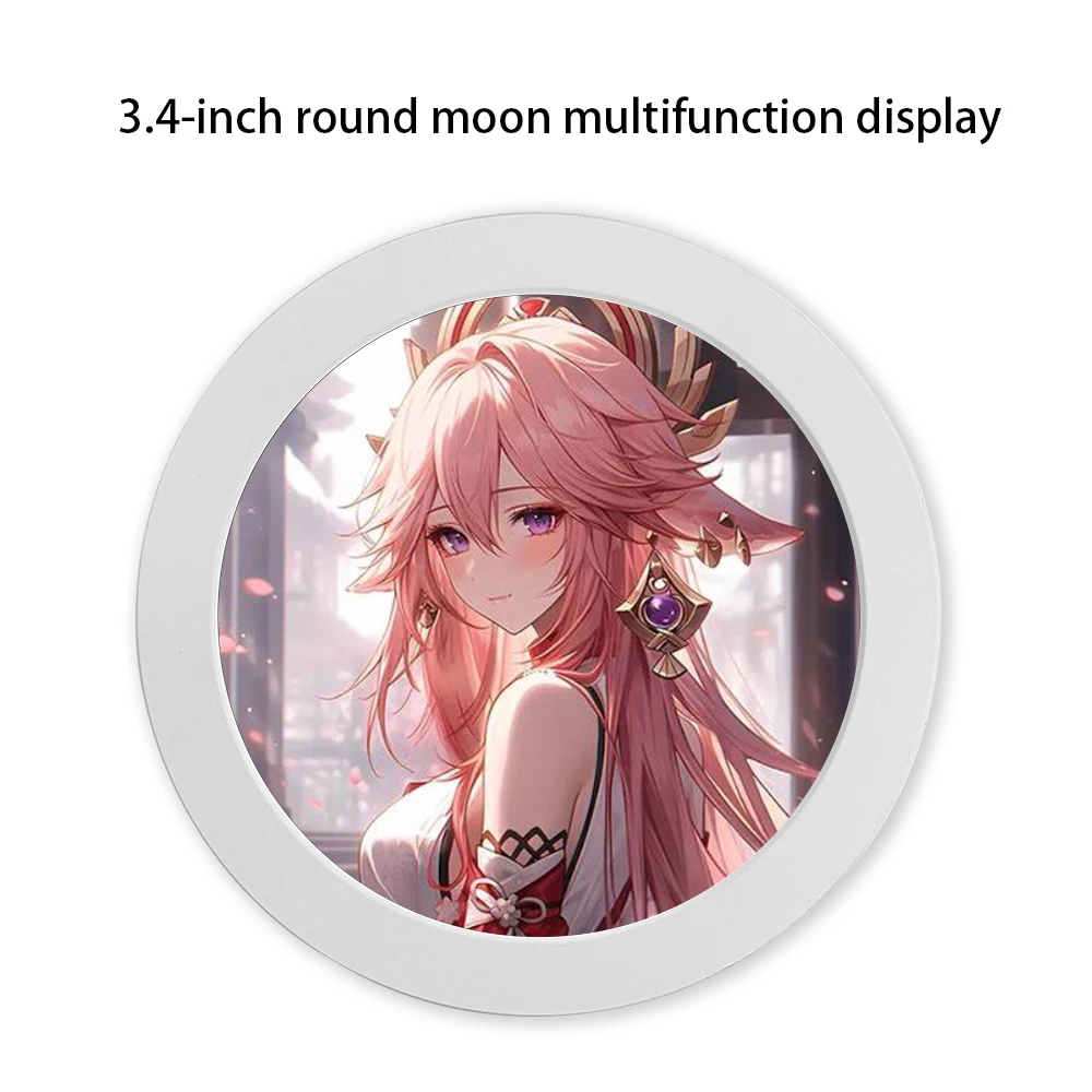 3,4-дюймовый USB-монитор, видеоплеер,ЖК-интерфейс 800x800Type-C, экран компьютера IPS, рекламная машина, электронный фотоальбом