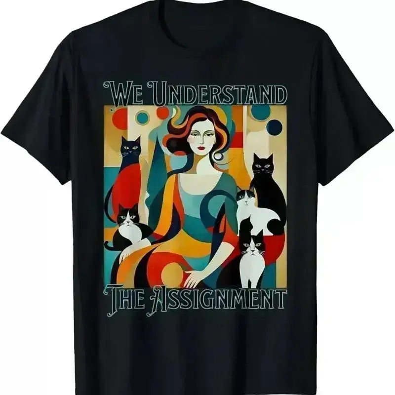 T-shirt « Cat Lady sans enfant » : Nous comprenons la tâche à réaliser