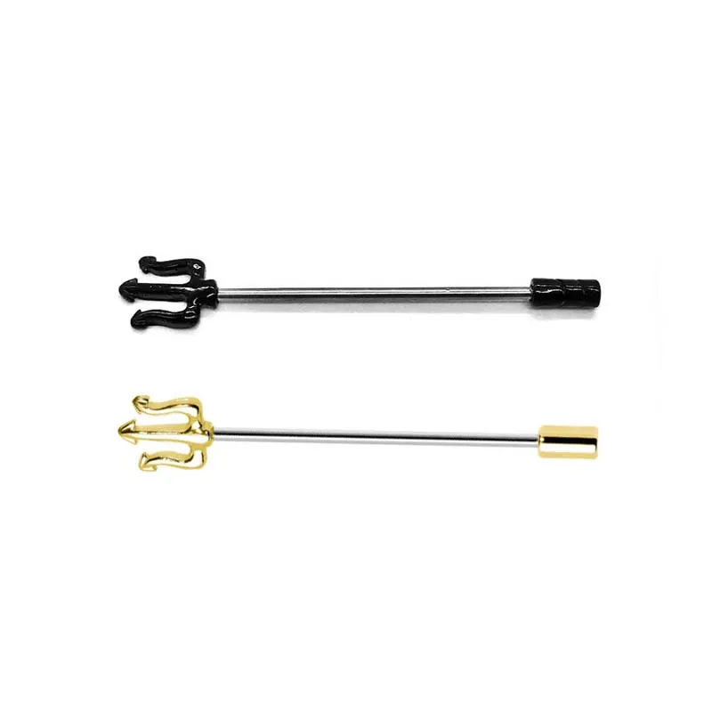 1PC Trident Industrial Piercing Barbell Stainless Steel Ear Piercing Striaight Industrial Scaffold Cartilage Punk Body Piercing