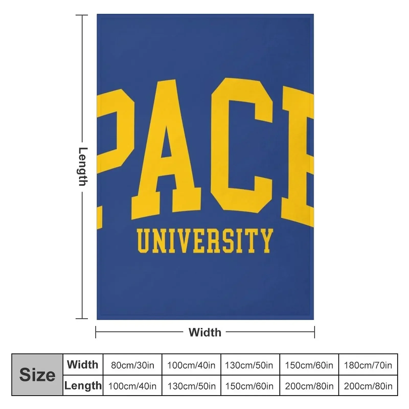 pace - college font curved Throw Blanket Luxury Designer christmas decoration Luxury Blankets