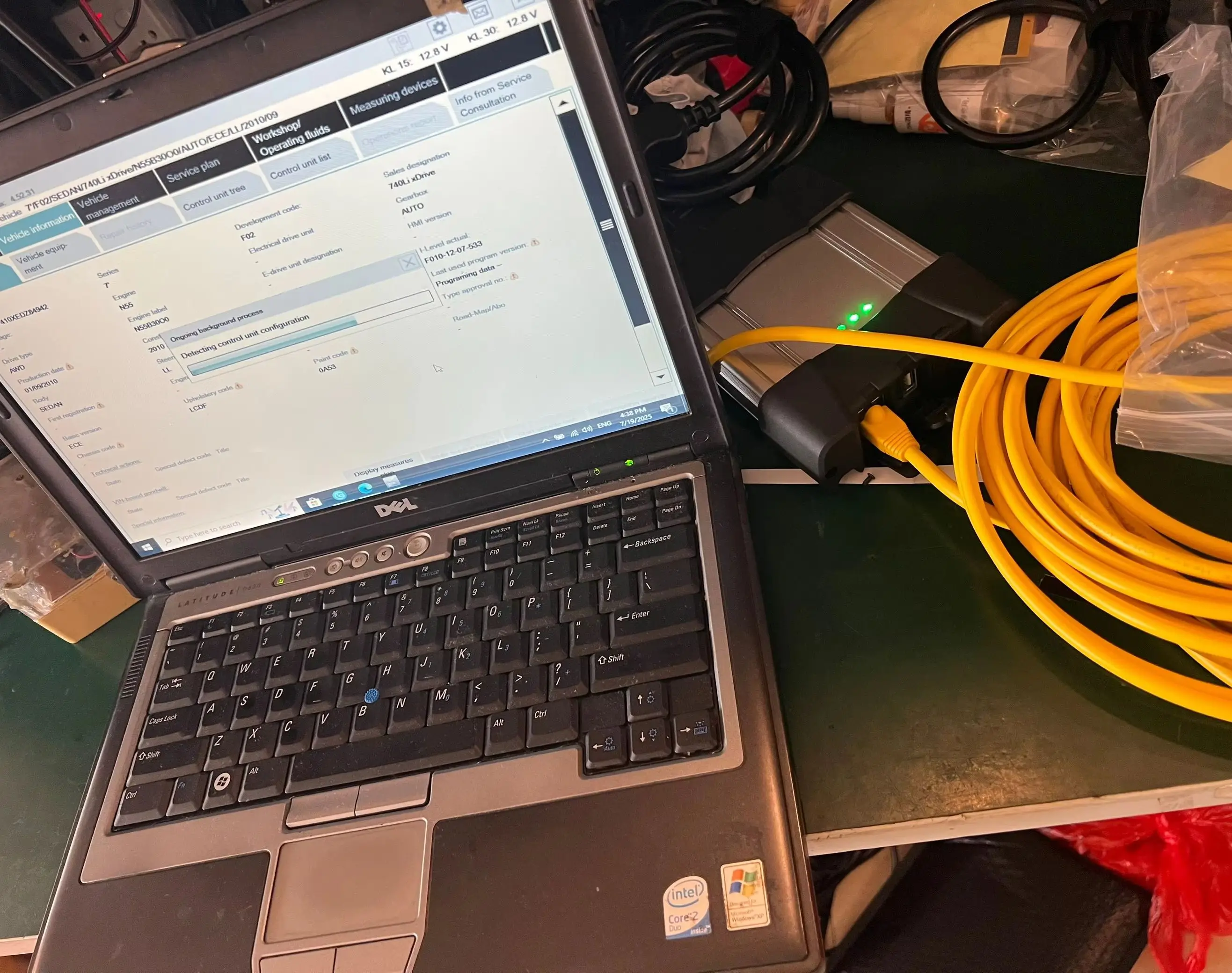 

Icom Next For BMW Cars Code Scanner Auto Program Diagnostic Tool V01.2026 Software D 4.56 in 1000GB HDD Internal Disk D630