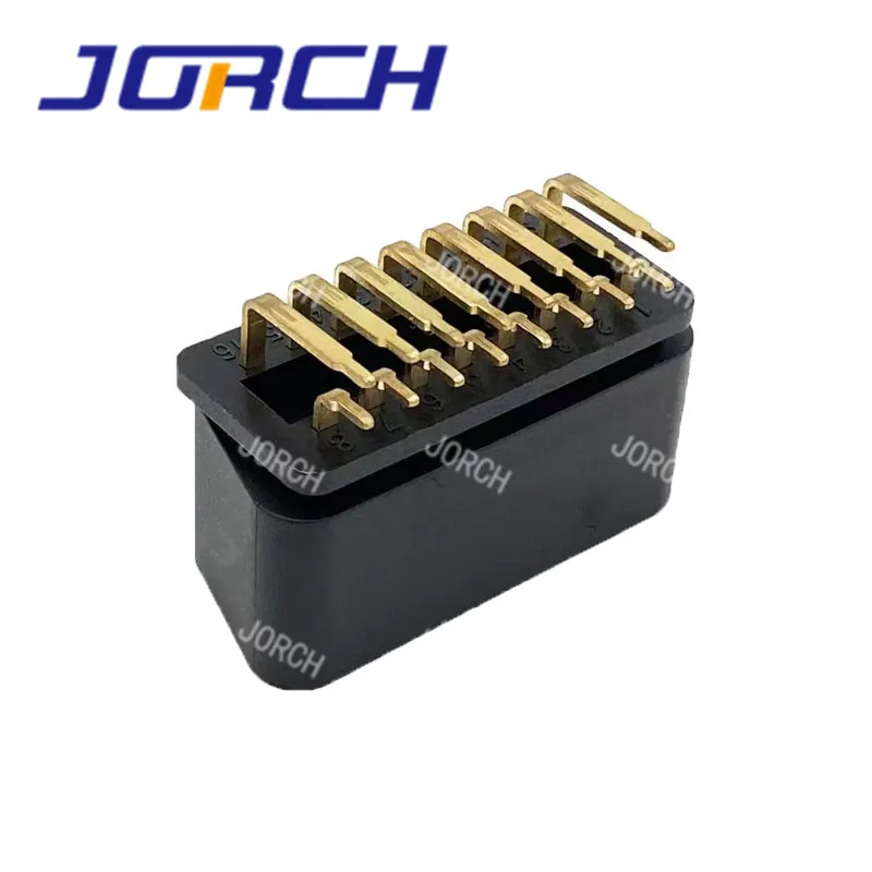 12V 24V J1962 90 Degree Right Angle Pins OBD II OBD 2 OBD2 Male Connector with gold plated pins