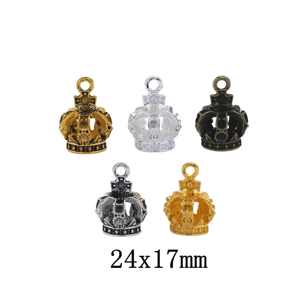 

15pcs crown Craft Supplies Charms Pendants for DIY Crafting Jewelry Findings Making Accessory 879