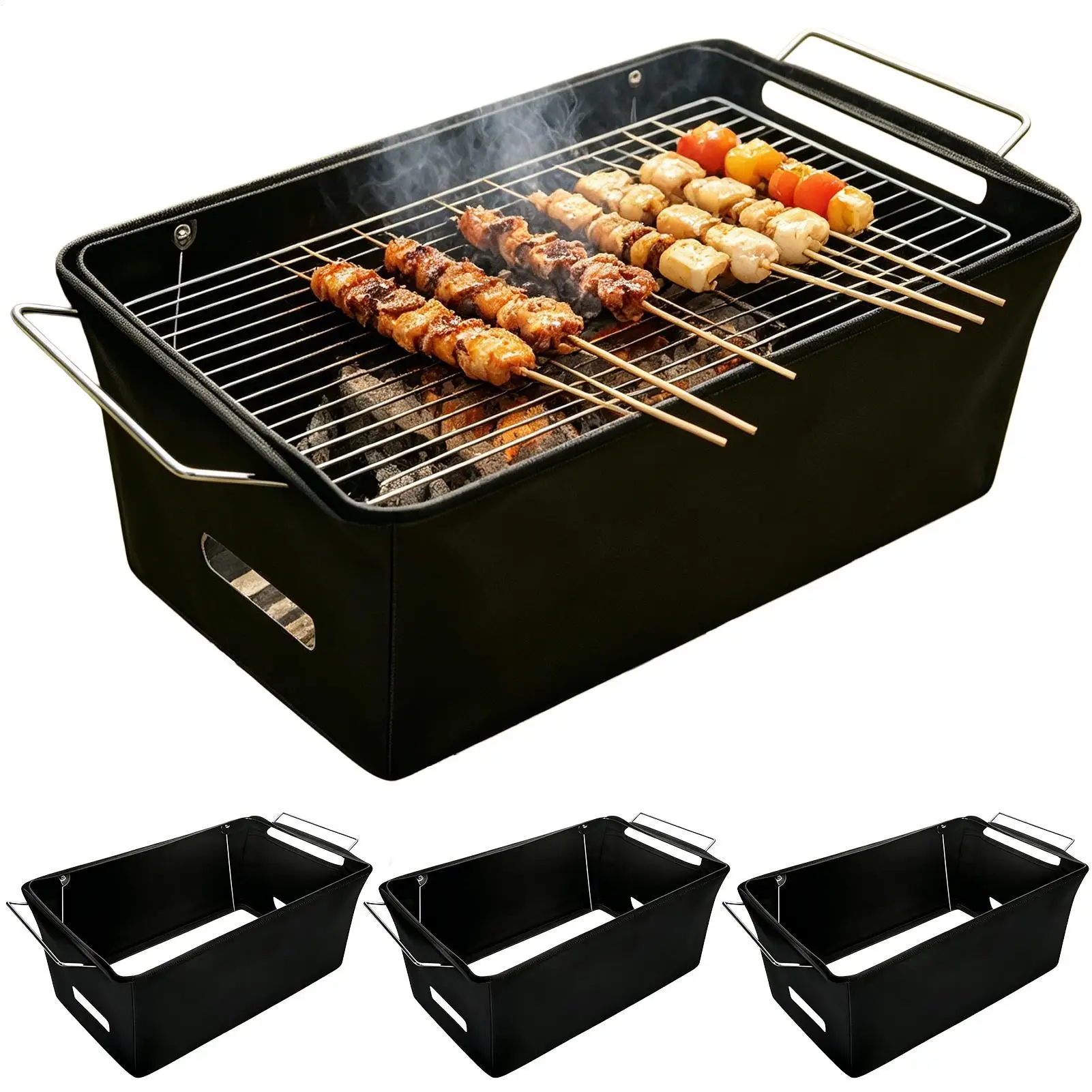 

Fire Pit Windscreen Heavy Duty Flame-Retardant Stove Shield Fire Pit Windscreen For Outdoor Indoor Camping Backyard Yard Patio