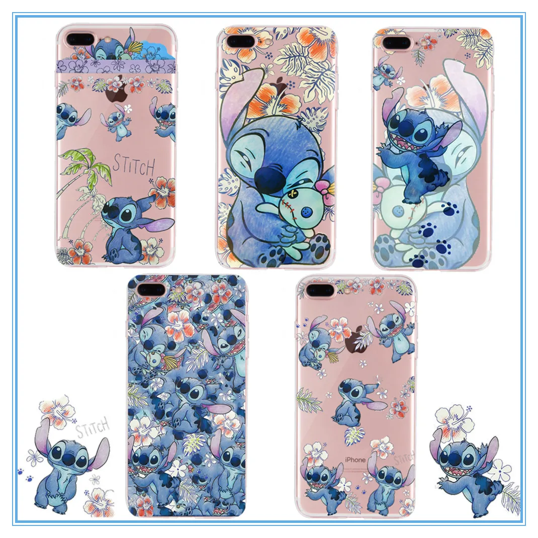 Disney Princess Stitch Mickey Minnie Donald Duck Silicone Phone Case For iPhone 14 11 12 13 Pro MAX Anti-fall Protective Cover