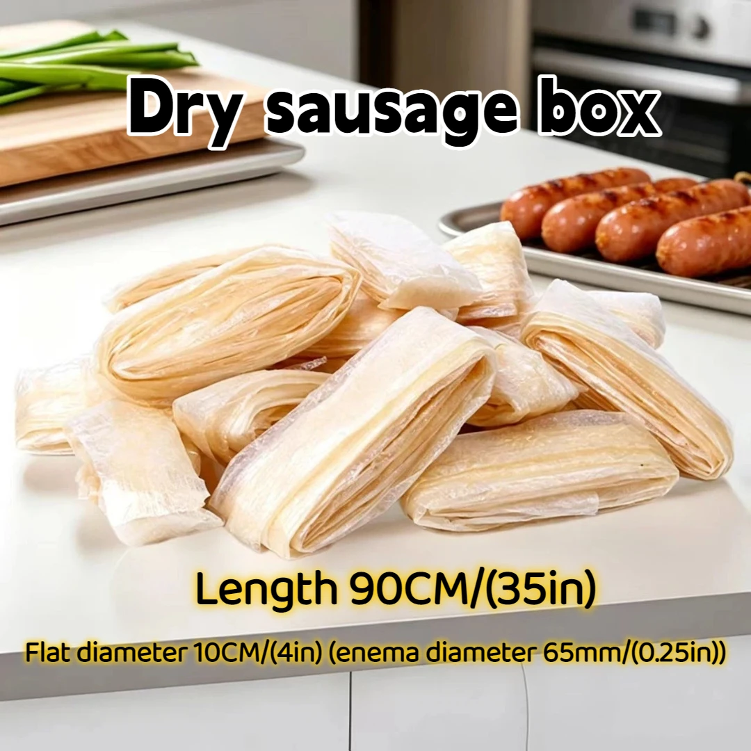 

10CMx90CM sausage casing, dry sausage box for making ham sausage, Western sausage, salami sausage casing, kitchen tools
