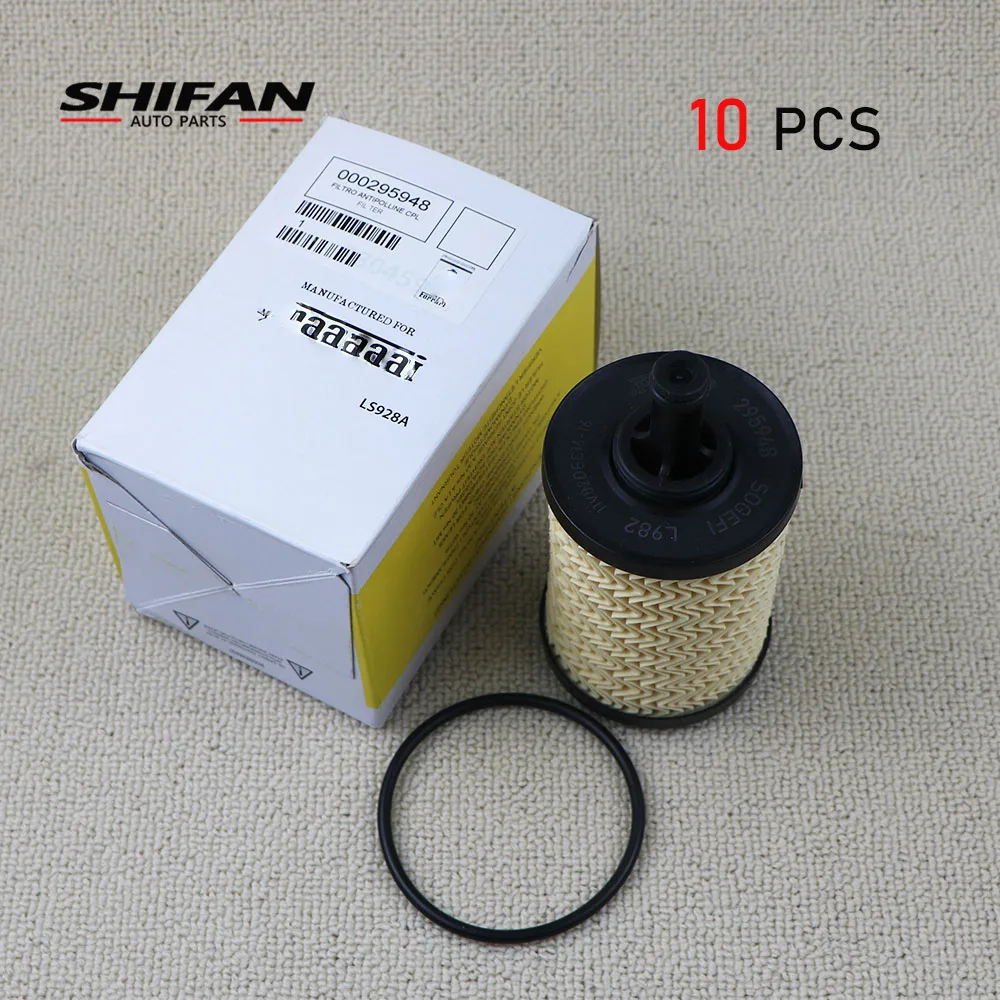 10 Pcs  000295948 Oil Filter For MASERATI QUATTROPORTE 3.8 LEVANTE SUV For Ferrari F458 488 GTB California T 3.8 295948