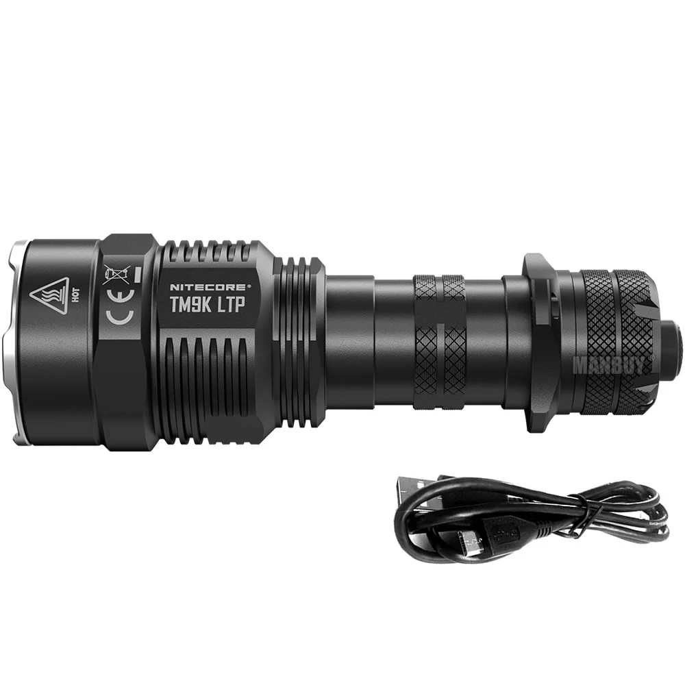 Nitecore TM9K-LTP 9xCREE XP-L2 HD LEDs 9800 Lumens USB-C Rechargeable Built-in Low Temperature Resistant -40C Battery Flashlight