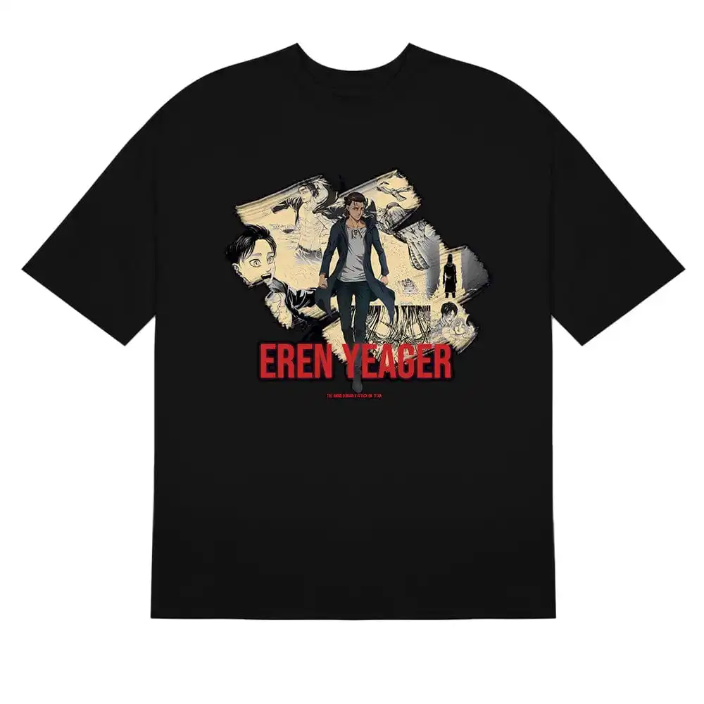 Epic Eren Yeager Manga Panel Attack on Titan T-Shirt - Stylish Anime Apparel
