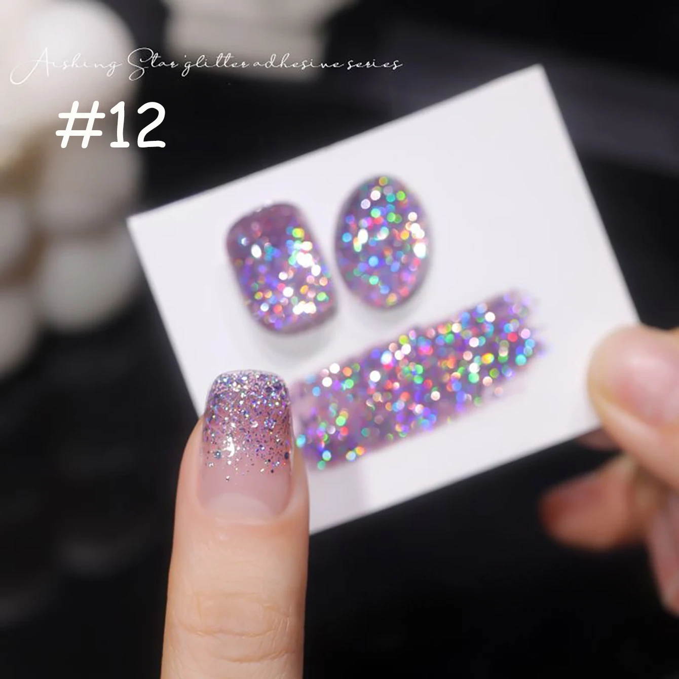 WS 10ML 1-8Pcs Pink Glitter Fluorescent Reflective Nail Gel Polish Flash Effect Neon Semi Permanent UV LED Gel Nail Art Manicure