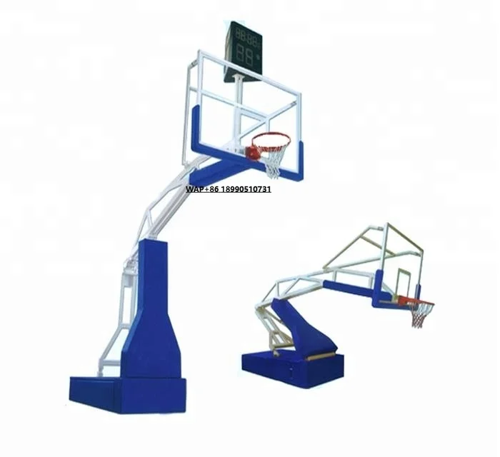 

Hot Sale Top Quality Adjustable Hydraulic Basketball Stand