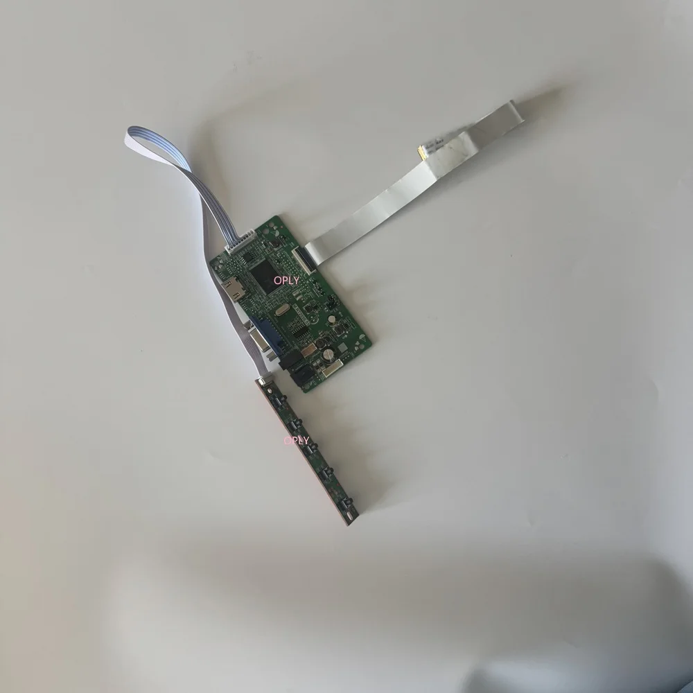 

Комплект платы контроллера VGA HDMI-совместимый DIY + 15,6-дюймовый 1366X768 15,6-дюймовый экран монитора EDP для ПК PS X360 Ноутбук малиновый