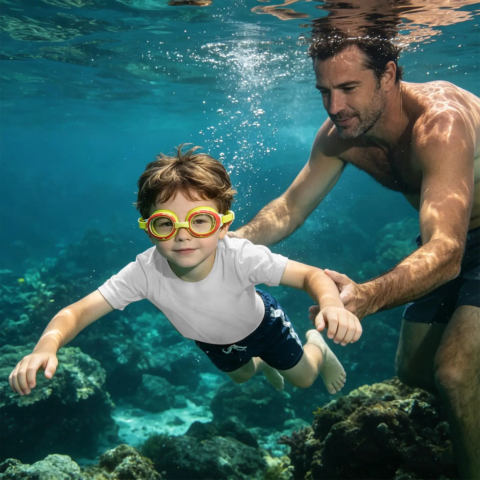 

Детские очки для плавания, силиконовые, противотуманные, регулируемые, эластичные, для детей от 3 до 12 лет, для девочек и мальчиков