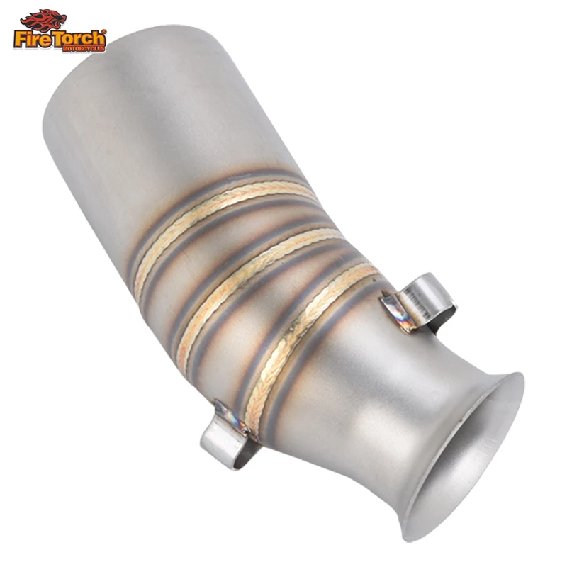 Slip On For ZONTES 368 368G 368D 368M 368K 368E 2026 2027 Motorcycle Exhaust Escape Moto Mid Link Pipe Connect 50.8MM Muffler