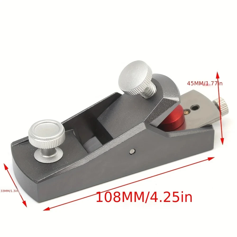 

DIY Carpenter Tools European Flat Plane Bottom Edge Wood Trimming Plane 1Pc Woodworking Planer Mini Aluminum Alloy Hand Planer