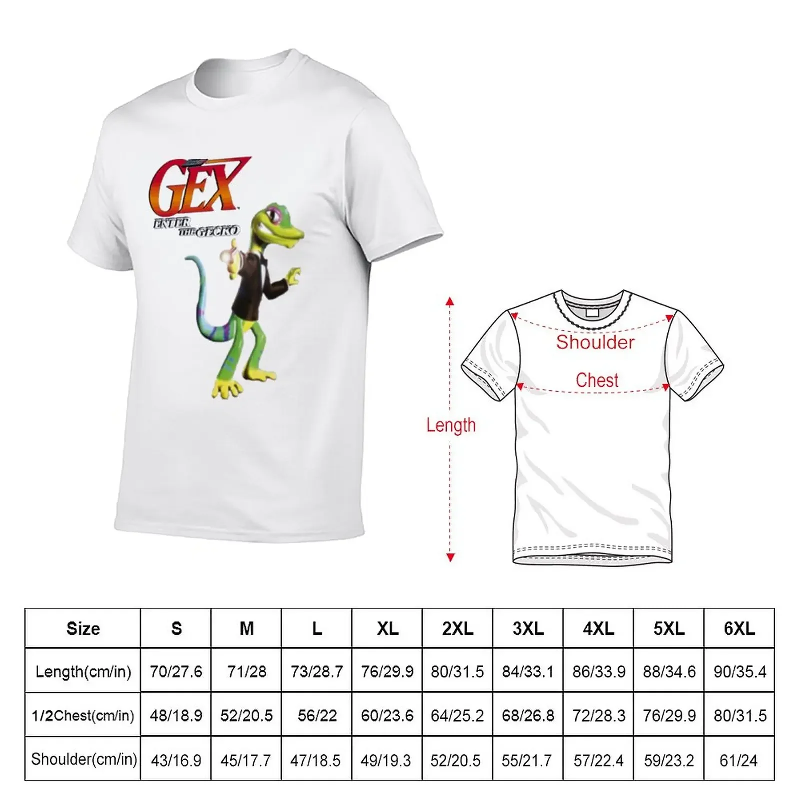 Gex Enter The Gecko Essential T-Shirt aesthetic clothes sublime Blouse heavyweight t shirts for men