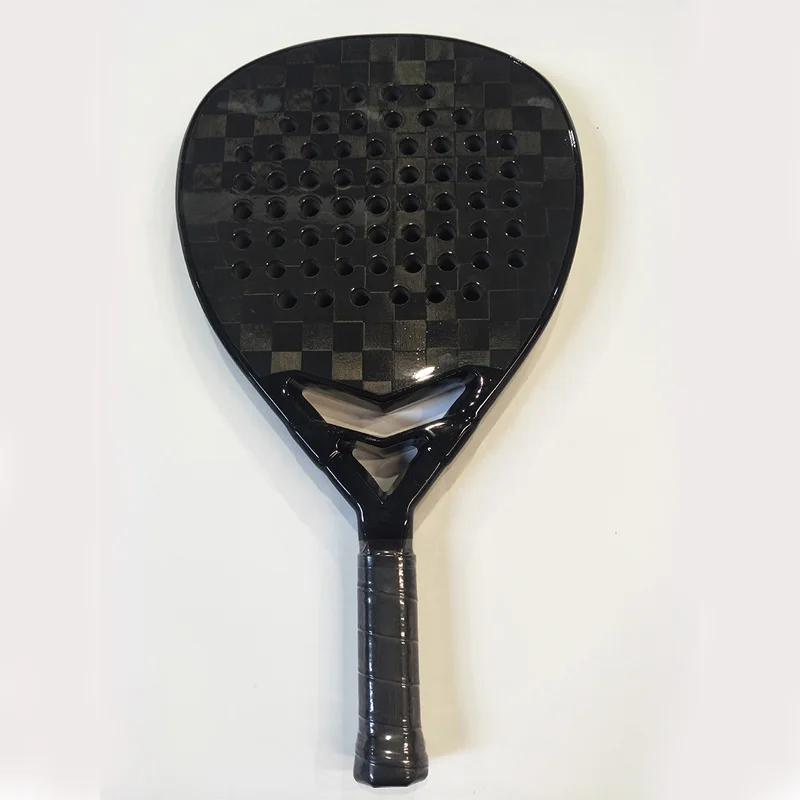 

18K Padel Tennis Carbon Fiber Soft Eva Face Tennis Paddle Racquet Racket Padel Rackets Grip Two Discounts Adult Men And Women