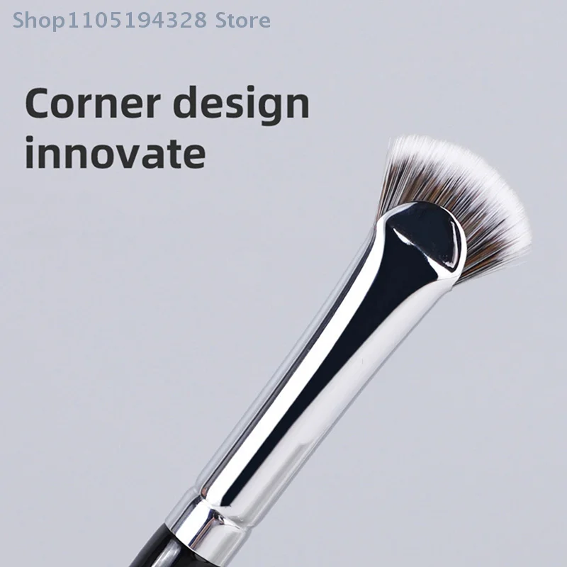 [MP] 1 قطعة فرشاة رموش ناعمة بدون تساقط على شكل مروحة أداة مكياج احترافية دقيقة لتصفيف الرموش ماسكارا لطخة