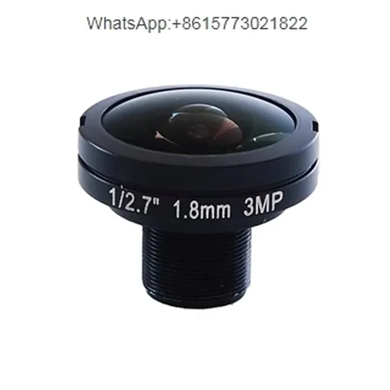 Panoramic fisheye M12 fixed aperture fixed focus lens 1.85mm 3.2mm 1.38mm industrial high-definition 3MP