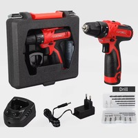 [Hot Sale] KAFUWELL P4609A 12v Multifunctional Electric Impact Drill Brush Motor 2 Speeds Control Household Power Cordless Screw