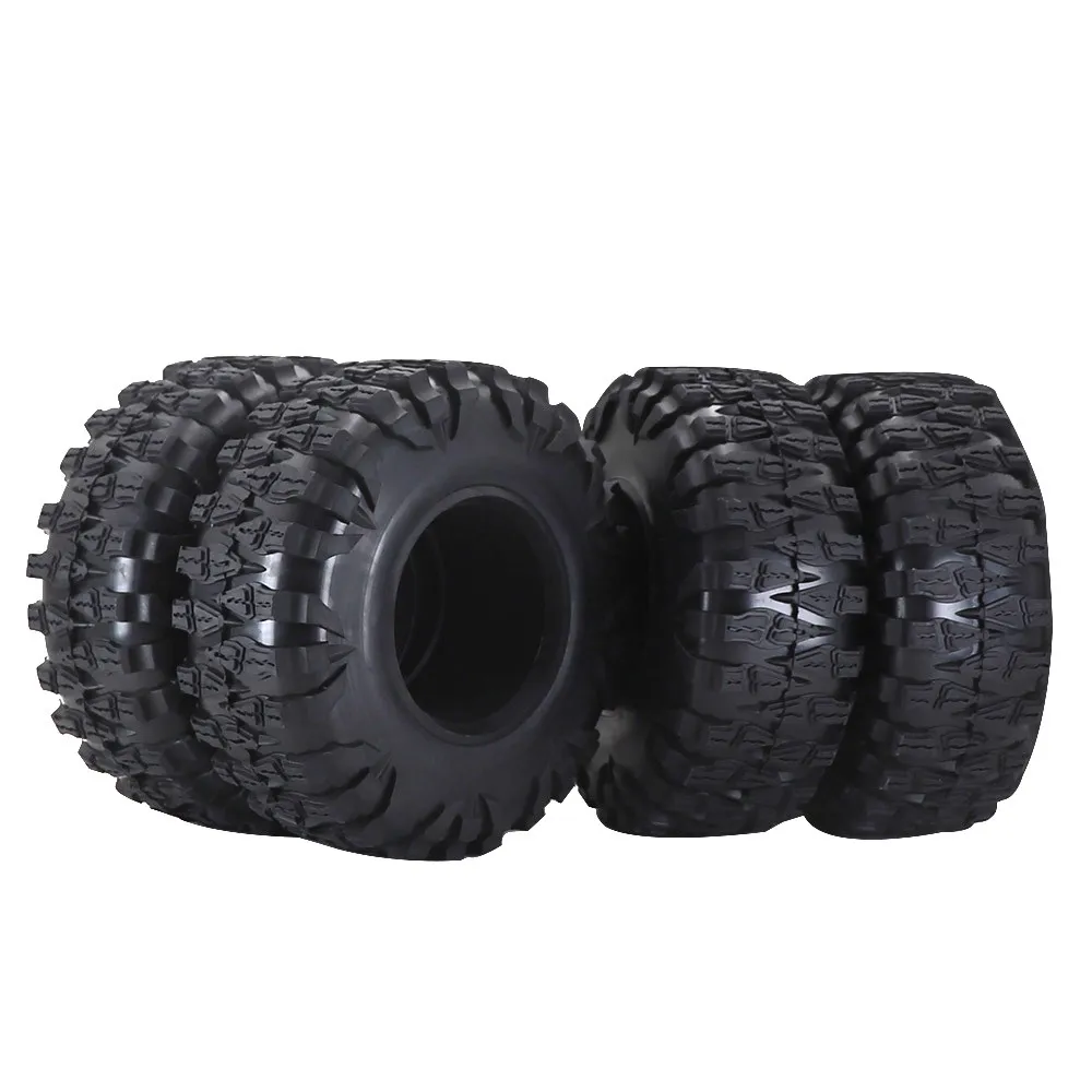 

4PCS 120Mm 2.2 Mud Grappler Rubber Tyre Wheel Tires For 1/10 RC Crawler Traxxas TRX4 TRX6 Axial SCX10 90046 Wraith