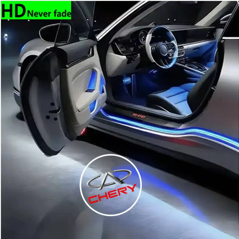 

2pcs Welcome Lighting Auto Accessories Led Projector Light For Chery KIMO INDIS JAGGI TIGGO 5 A1 A3 A5 QQ