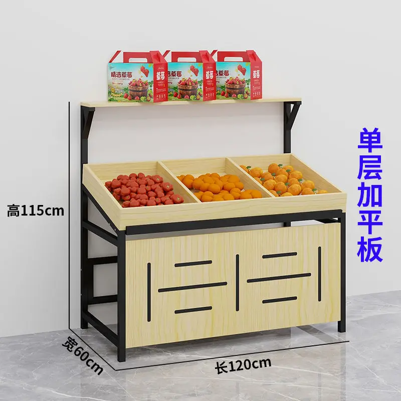 Obstregal-Präsentationsständer, Obstregal, Obstgeschäft, kommerzielles, kreatives, mehrschichtiges, multifunktionales Insel-Gemüseregal