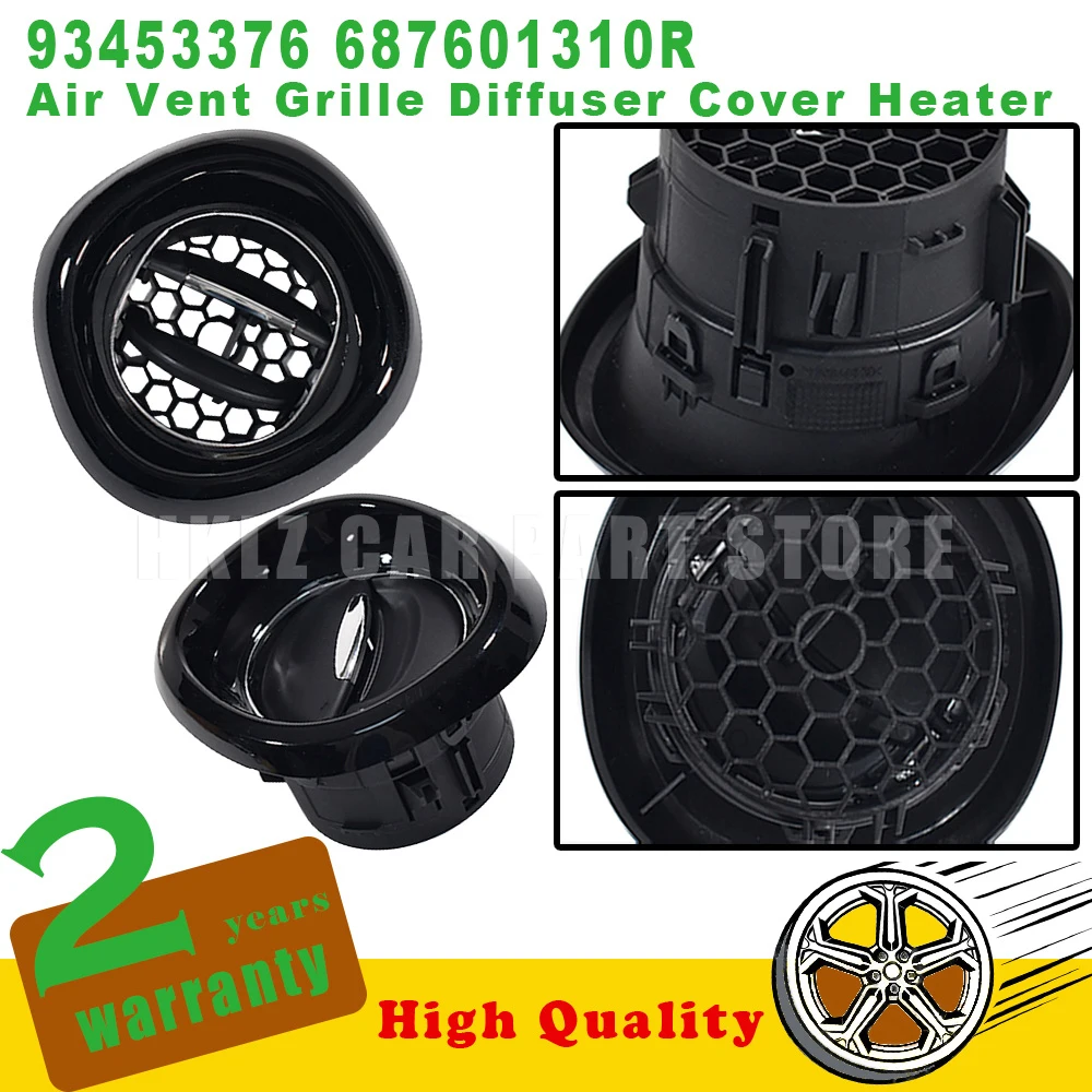 For Opel/Vauxhall Vivaro Renault Captur Clio MK4 Trafic New Air Vent Grille Diffuser Cover Heater Car Accessories OEM 687601310R