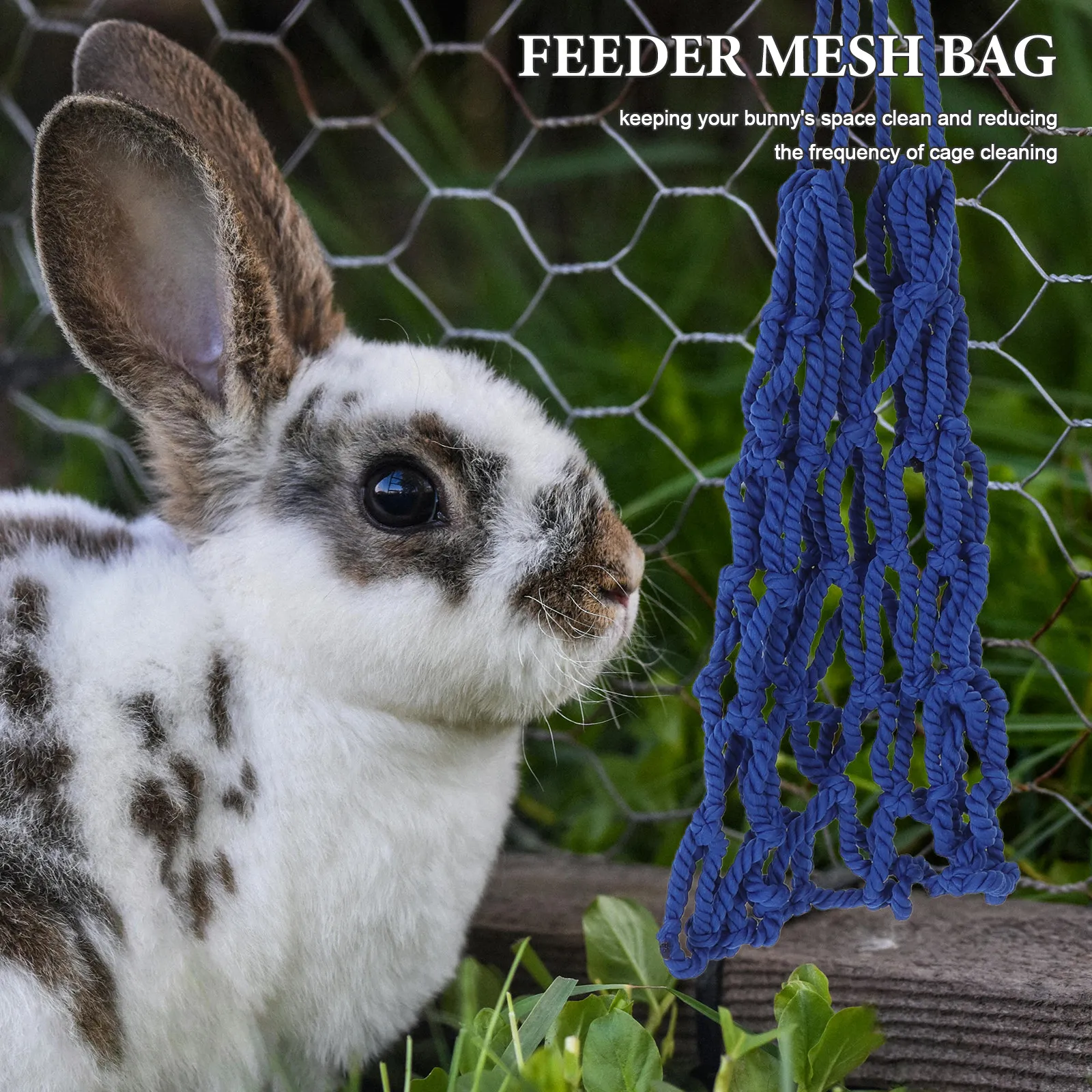Mesh Feeder Bag - Bolsa de malla para heno de
