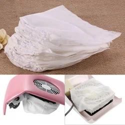 10Pcs White Non-woven Replacement Bags For Nail Art Dust Suction Collector High Quality Nails Arts Salon Tools