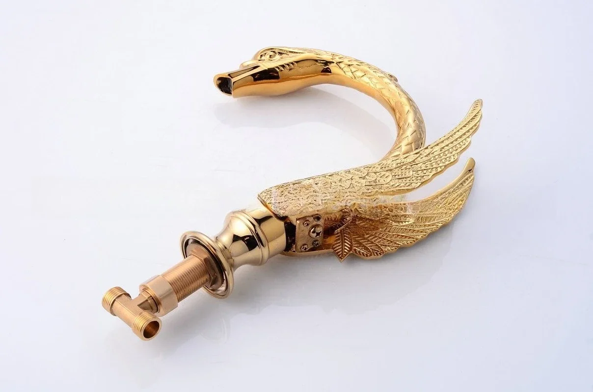 

Local tyrant gold, hotel, basin, faucet, hot and cold, for washing face basin