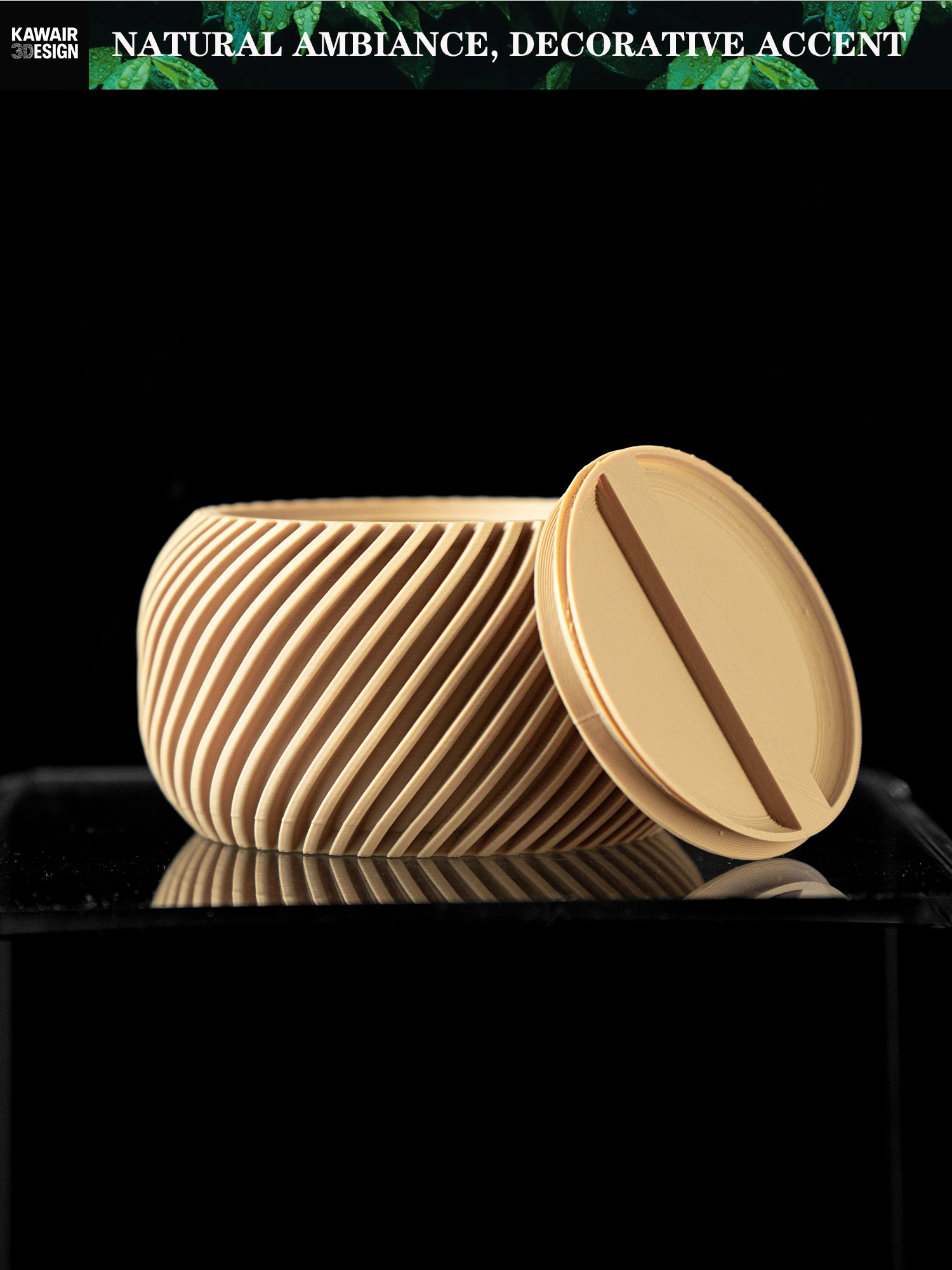 

3D Printed Small Plastic Boxes Lids Storage Jars Containers Bottles Office Decoration Home Decoration