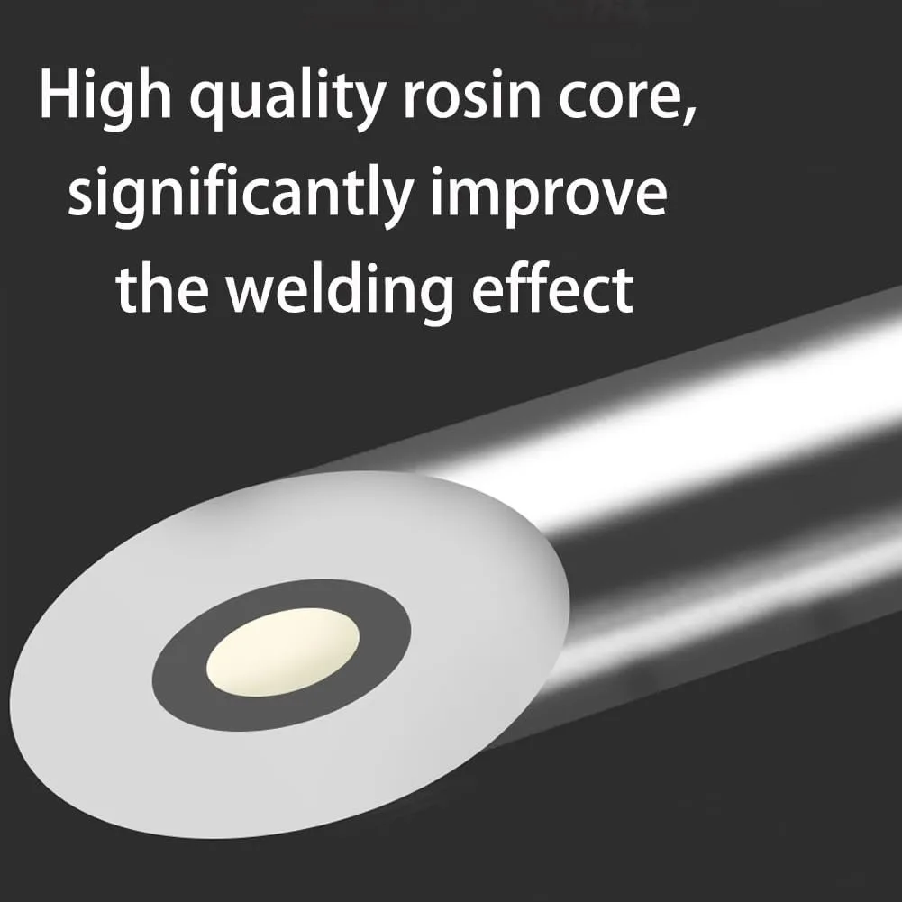 Tin Solder Wire Rosin Core 2% Flux Iron Welding Tool 0.8mm Diameter for Electrical and Electronics DIY Soldering Wire Roll