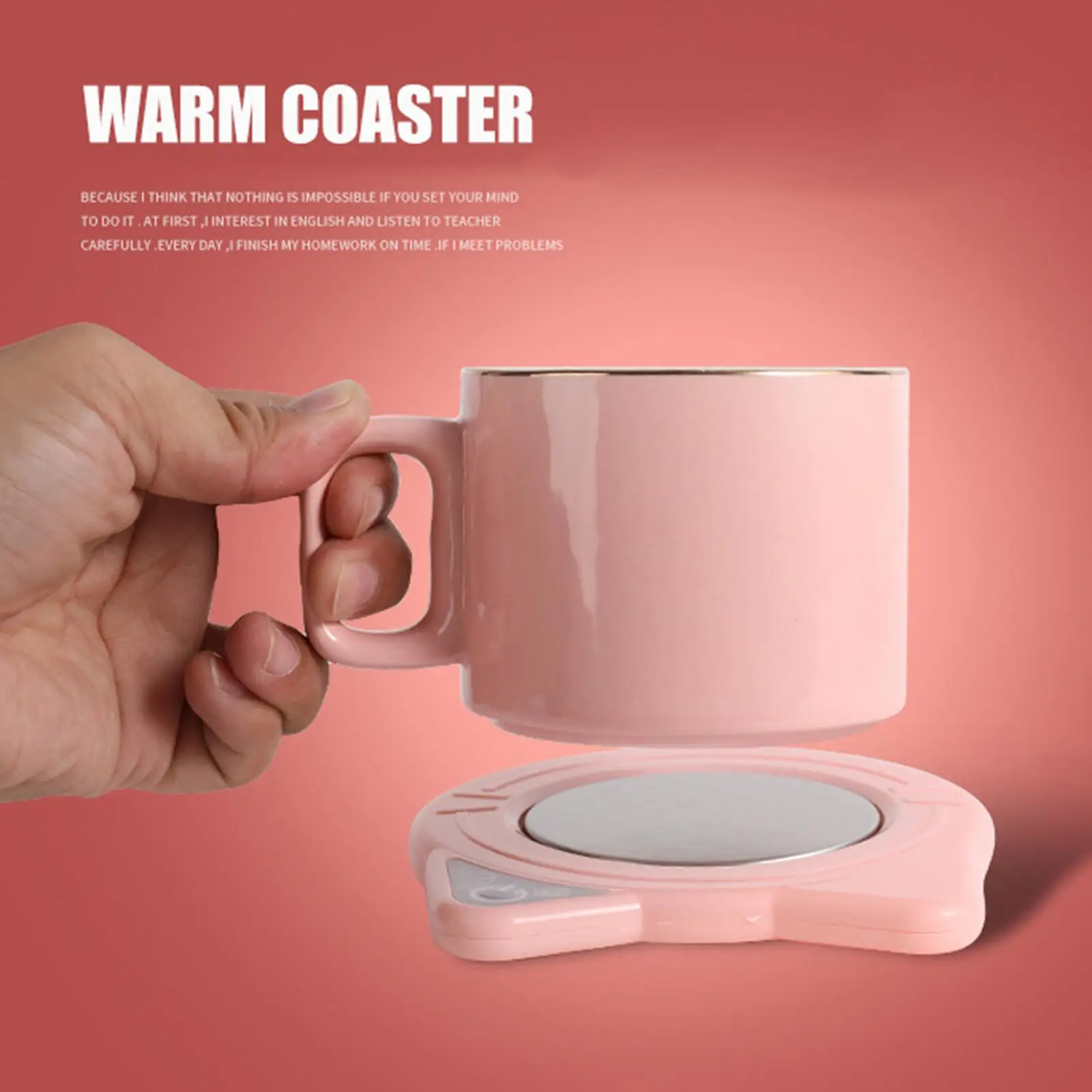 Smart Mug Warmer Cup Heating Pad Fast Heating Precise Temp Control Auto Shut Off Heater for Coffee Tea Milk Cocoa Office Home