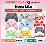Gamesir Gamepads PC Switch 2 controlador Nova Lite Controle Hall Joystick efectivo para Nintendo Switch Steam Android iOS teléfono
