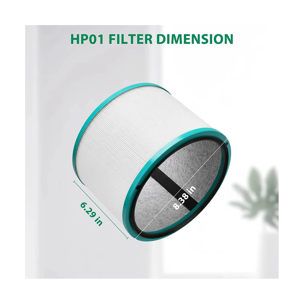 Filtro HEPA di ricambio per purificatore da tavolo HP01 HP02 DP01 DP02 Pure Hot + Cool, confrontare con la parte 968125-03-A59E