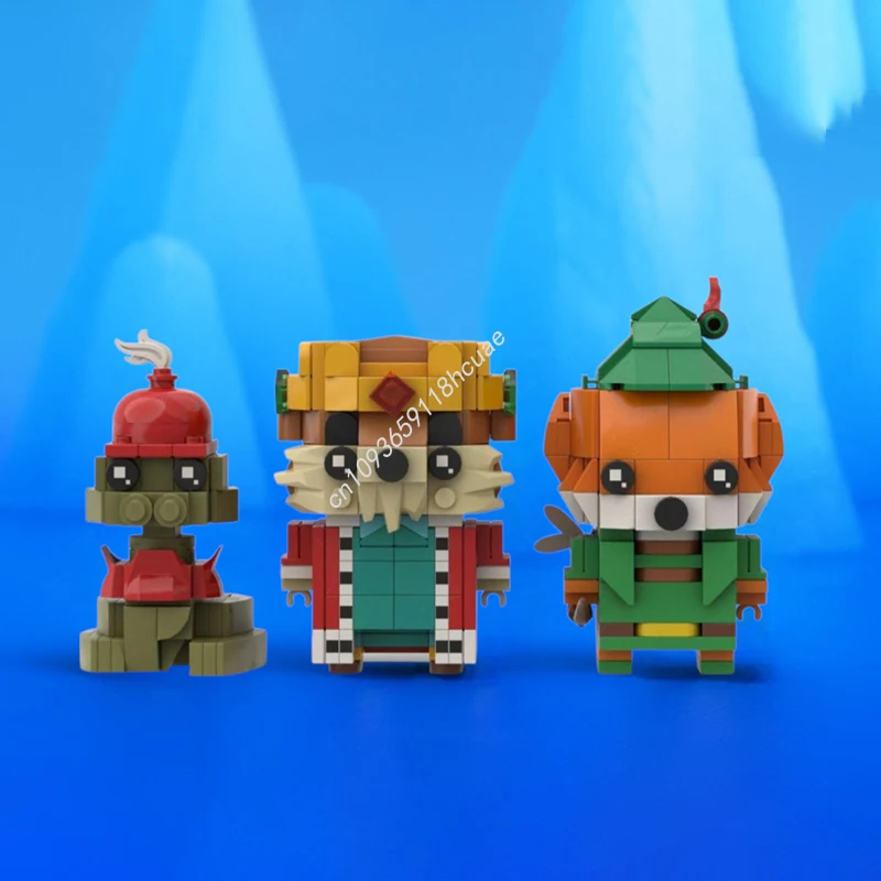 

420 шт. MOC Robin des Bois Series Brickheadz модель строительные блоки ремесленные игрушки дети собрать креативные рождественские подарки