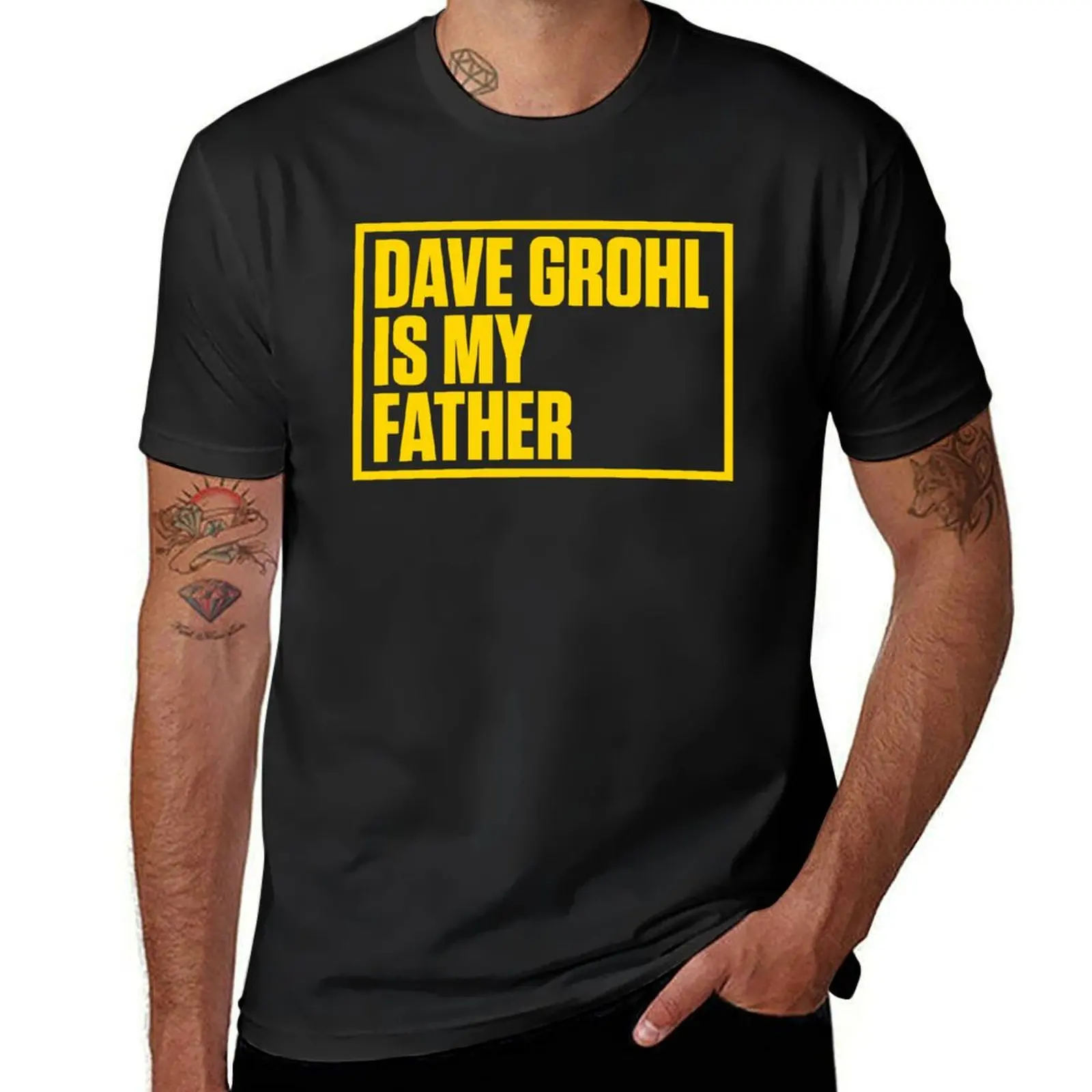 Dave Grohl is my Father T-Shirt plus size tops korean fashion t shirts men