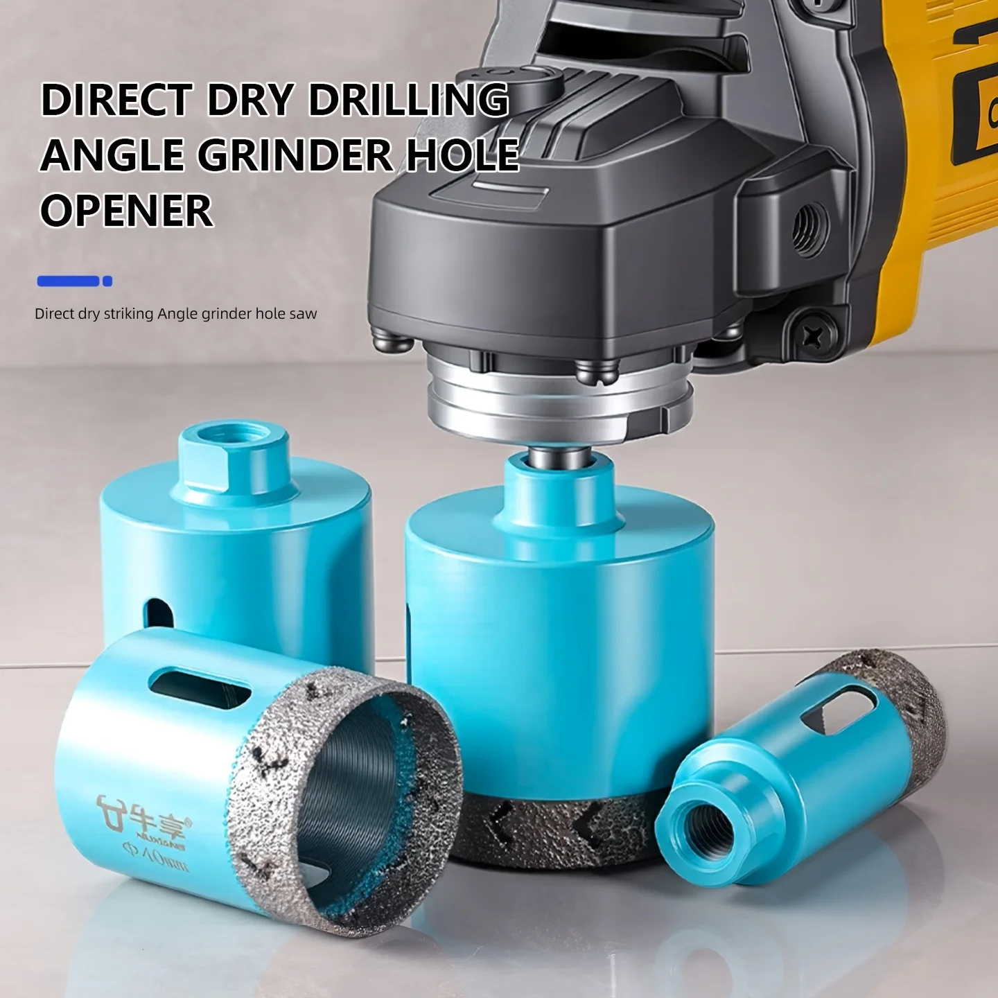 

Diamond Hole Saw - 20mm-55mm M10 Shank Diamond Core Drill Bit, Dry/Wet Hole Opener, Ideal for Tile Granite Marble Glass Ceramic